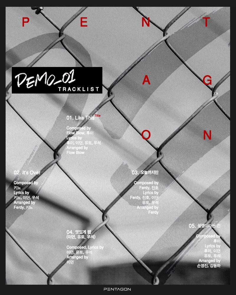 pentagon_demo_01_tracklist